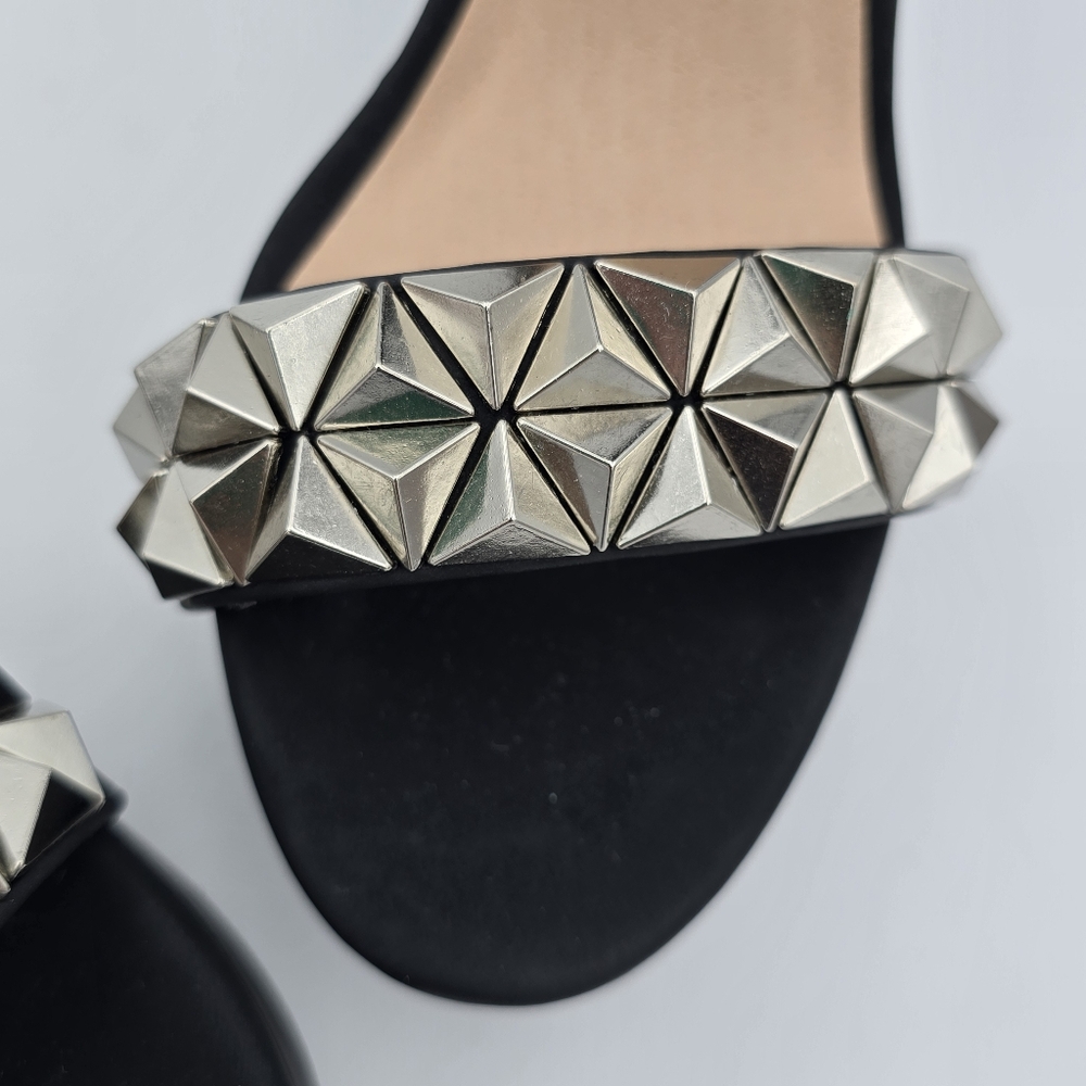 Chinese Laundry Arnette Studded Platform Heels, Black Nubuck, Women's 7.5M - Picture 6 of 15